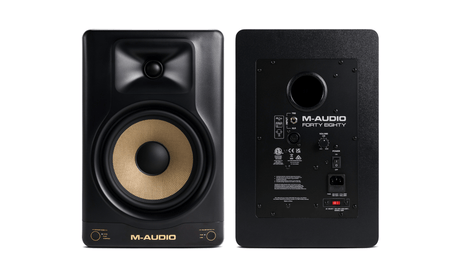 Monitor M Audio Forty Eighty vistas frontal y posterior