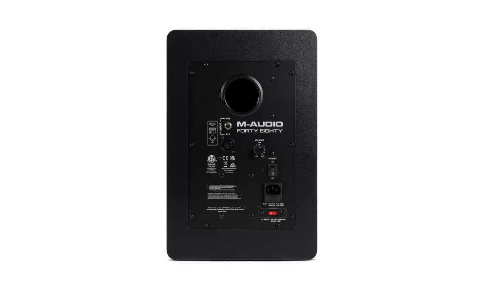 Monitor M Audio Forty Eighty panel posterior
