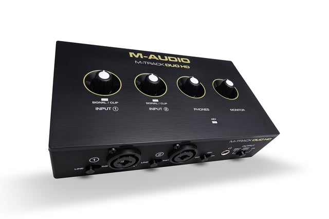 Interfaz de audio M Audio M Track Duo HD vista principal completa
