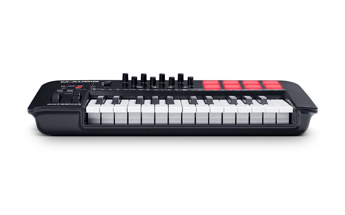 Controlador MIDI M Audio Oxygen 25 MKV vista frontal