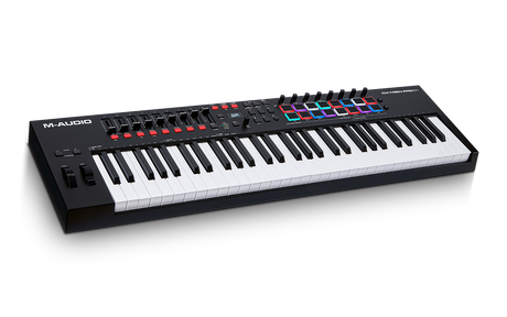Controlador MIDI M Audio Oxygen Pro 61 vista principal completa