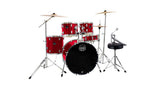 Batería Mapex Comet CM5295FTC Infra Red con hardware, platillos y banqueta, vista completa