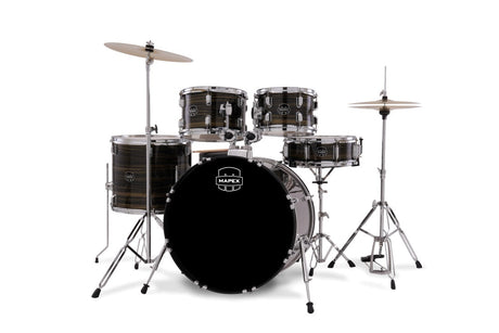 Batería Mapex Comet Ebony Yellow Grain, vista oficial 2