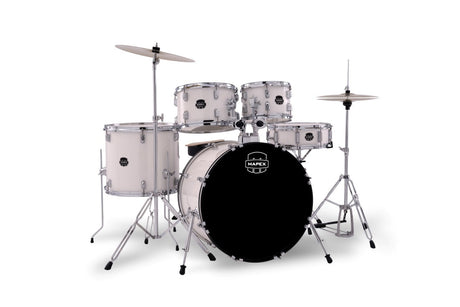 Batería Mapex Comet White Thin Grain, vista principal