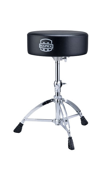 Silla para batería Mapex T670 con asiento redondo acolchado y base de doble refuerzo
