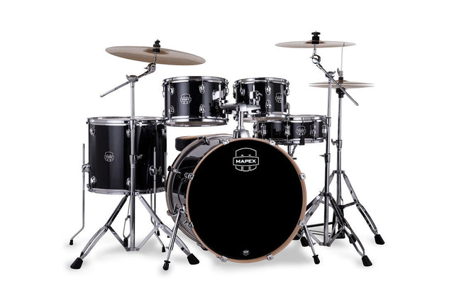 Mapex Venus Black Galaxy Sparkle, imagen oficial de referencia; platillos no incluidos en VE5295FT