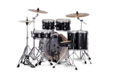 Mapex Venus Black Galaxy Sparkle, vista posterior de referencia; platillos no incluidos