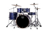 Batería Mapex Venus Blue Sky Sparkle con hardware y platillos, segunda vista frontal