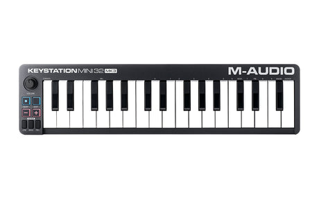 Controlador M-Audio Keystation Mini 32 MK3, vista superior frontal