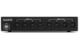 Interfaz M-Audio MIDISPORT 4x4, panel posterior y conexiones MIDI