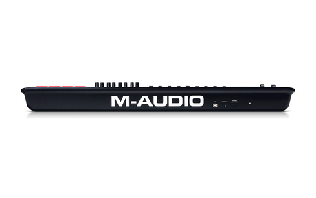 Controlador M-Audio Oxygen 49 MKV, panel posterior y conexiones