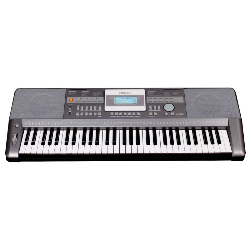 Teclado Medeli A100 gris, vista principal frontal