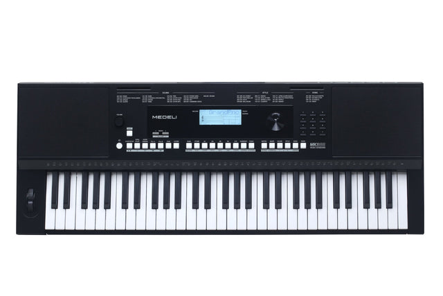 Teclado Medeli MK300 negro, vista principal superior