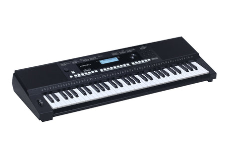 Teclado Medeli MK300 negro, vista diagonal