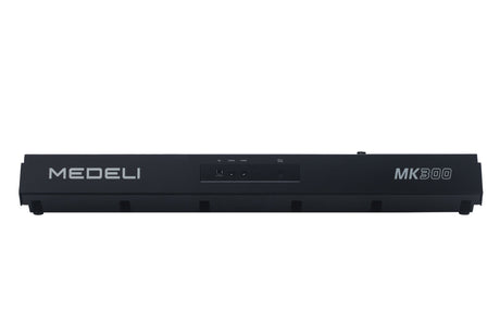 Teclado Medeli MK300 negro, vista posterior