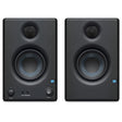 Par de monitores PreSonus Eris E3.5 negros, vista frontal