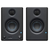 Par de monitores PreSonus Eris E3.5 negros, vista frontal