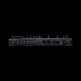 Pedalera multiefectos Mooer GE300 para guitarra, panel posterior y conexiones