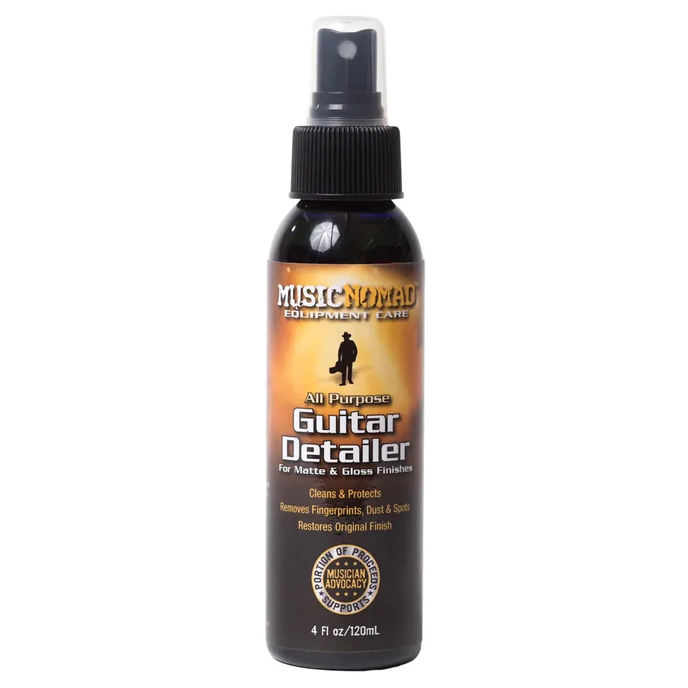 Limpiador MusicNomad Guitar Detailer MN100 para acabados mate, satinados y brillantes
