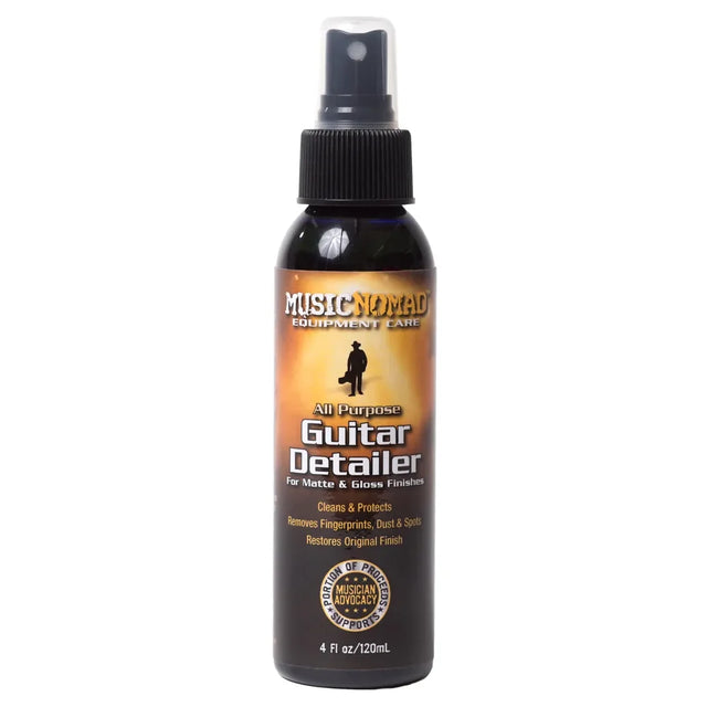Limpiador MusicNomad Guitar Detailer MN100 para acabados mate, satinados y brillantes