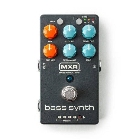 Pedal MXR MB301 Bass Synth para bajo, vista principal sobre fondo blanco