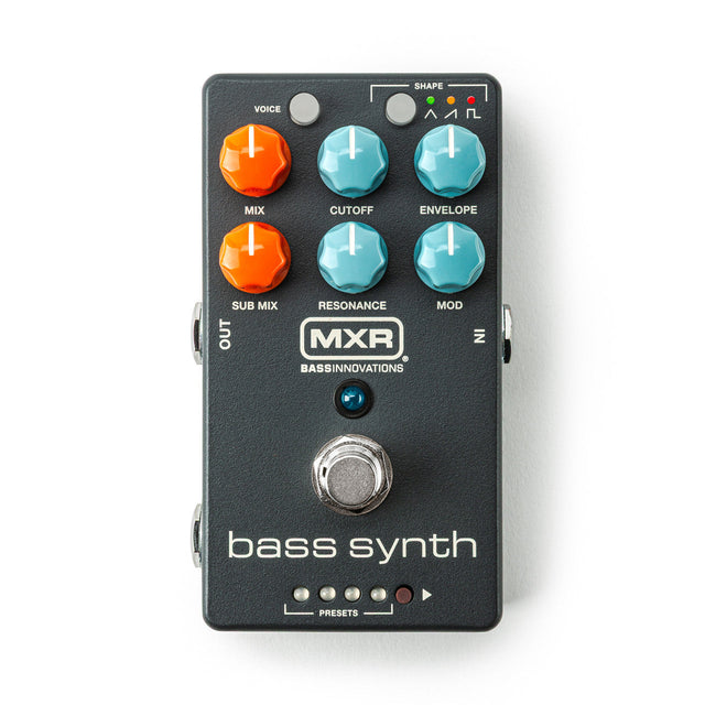 Pedal MXR MB301 Bass Synth para bajo, vista principal sobre fondo blanco