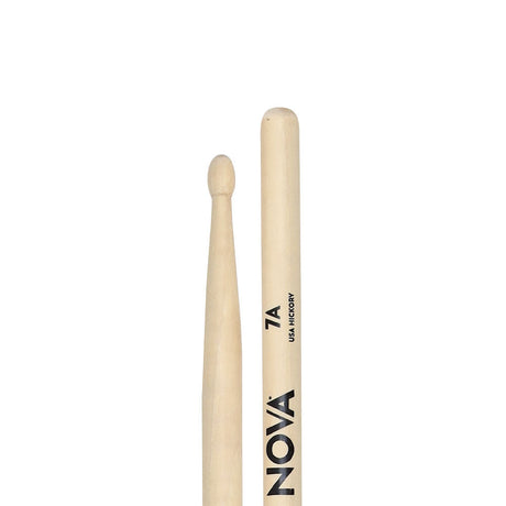 Baquetas Nova N7A de hickory con punta de madera, vista posterior
