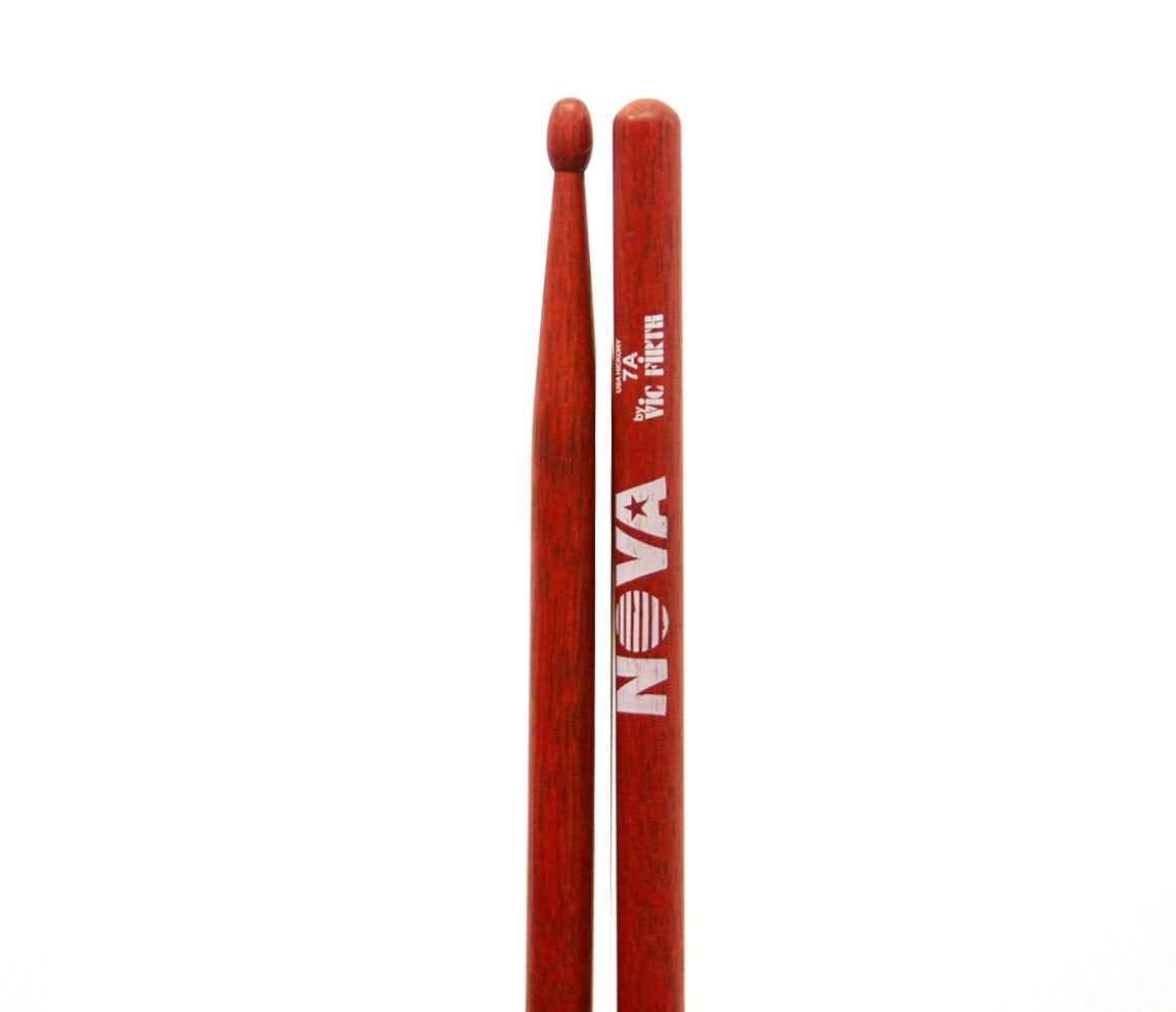 Baquetas Nova N7AR rojas con punta de madera