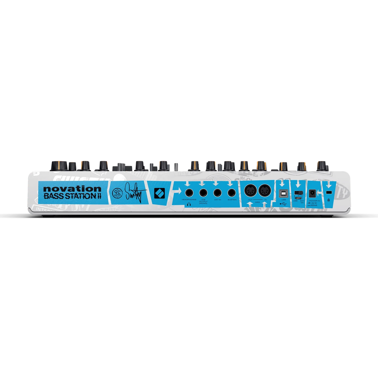 Novation Bass Station II Swifty Edition vista posterior