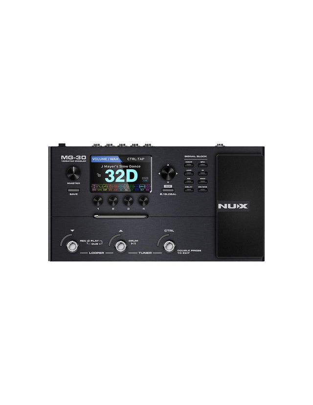 Pedalera multiefectos para guitarra NUX MG-30
