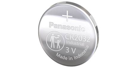 Panasonic CR2032 pila de litio tipo moneda vista principal