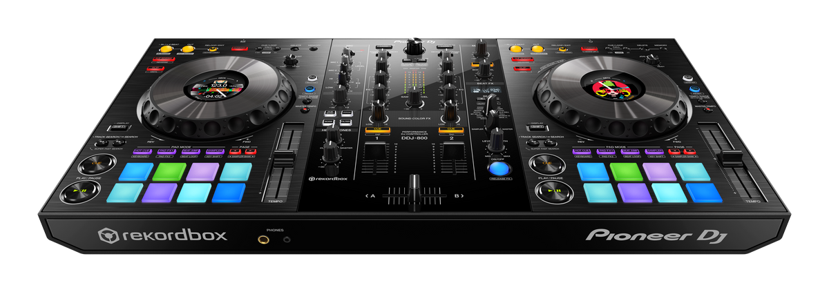 Controlador DJ Pioneer DDJ-800 con pantallas On Jog a color