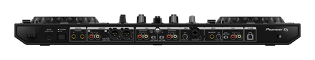 Controlador DJ Pioneer DDJ-800, conexiones posteriores