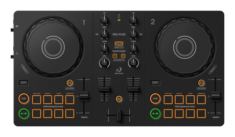Controlador DJ DDJ-FLX2, vista superior