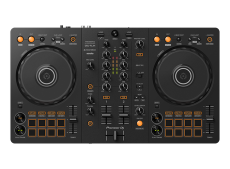 Consola DJ Pioneer DDJ-FLX4, vista posterior oficial