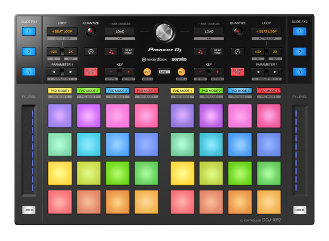 Controlador complementario Pioneer DDJ-XP2, vista superior