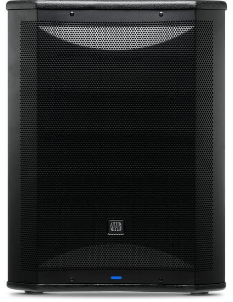 Subwoofer activo PreSonus AIR XD Sub 15 vista frontal completa sobre fondo blanco