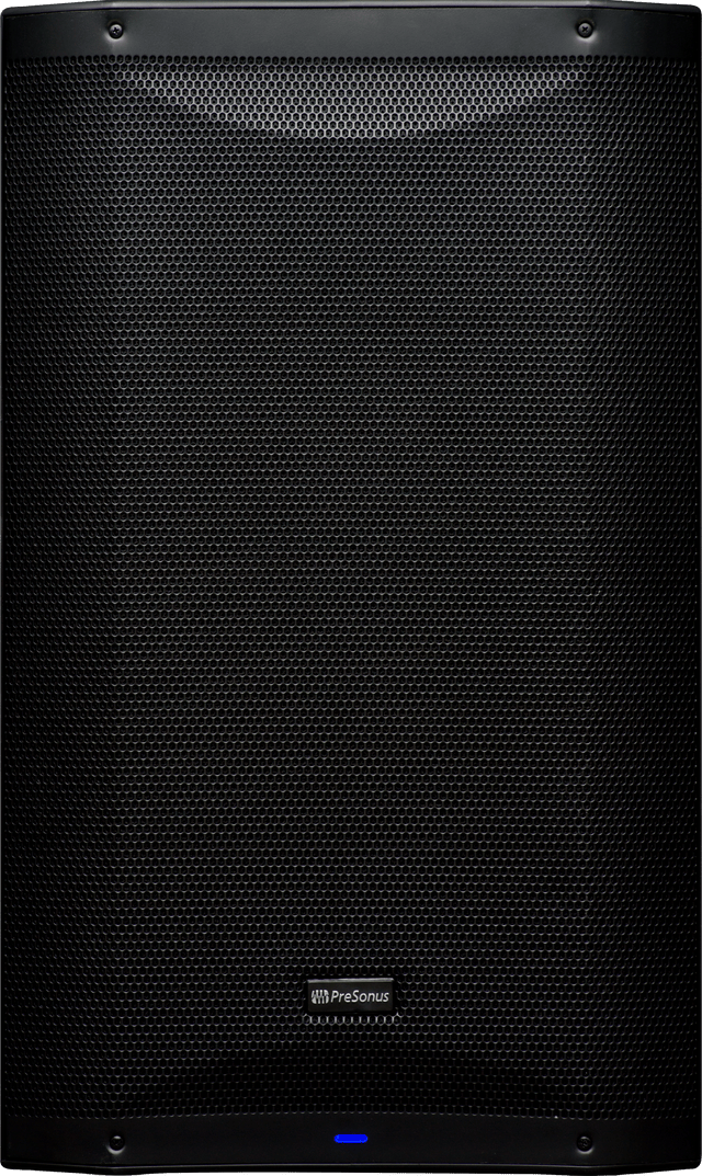 Cabina activa PreSonus AIR15 vista frontal completa sobre fondo blanco