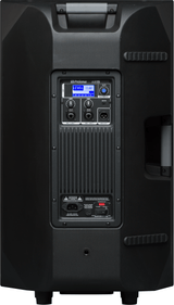 Cabina activa PreSonus AIR15 vista posterior completa sobre fondo blanco