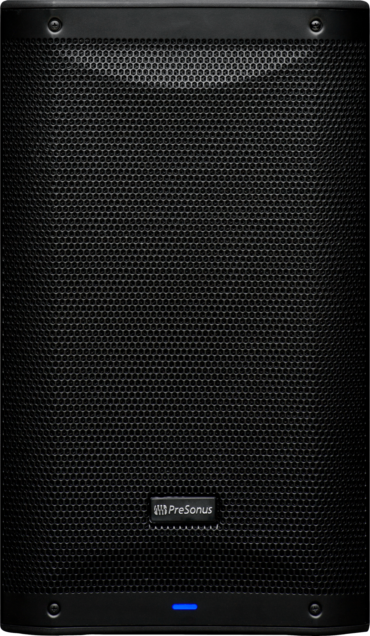 Cabina activa PreSonus AIR10 vista frontal completa sobre fondo blanco