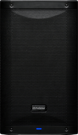 Cabina activa PreSonus AIR10 vista frontal completa sobre fondo blanco