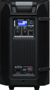 Cabina activa PreSonus AIR10 vista posterior completa sobre fondo blanco