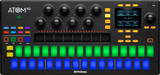 Controlador MIDI PreSonus ATOM SQ vista principal completa sobre fondo blanco