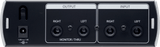 Amplificador de audífonos PreSonus HP4 vista secundaria completa sobre fondo blanco