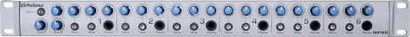 Amplificador de audífonos PreSonus HP60 vista principal completa sobre fondo blanco