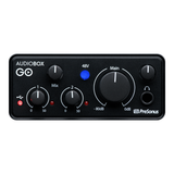Interfaz PreSonus AudioBox GO, panel de controles