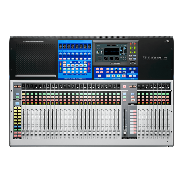Consola digital PreSonus StudioLive 32 Series III, vista superior