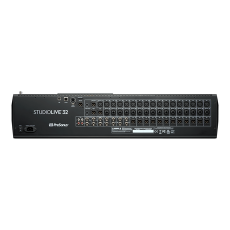 Consola digital PreSonus StudioLive 32 Series III, panel posterior