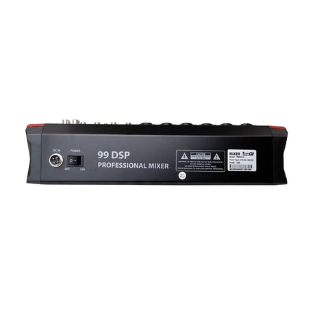 Consola PRO DJ PM60S-II, panel posterior oficial