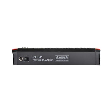 Consola PRO DJ PM80S-II, panel posterior DC oficial